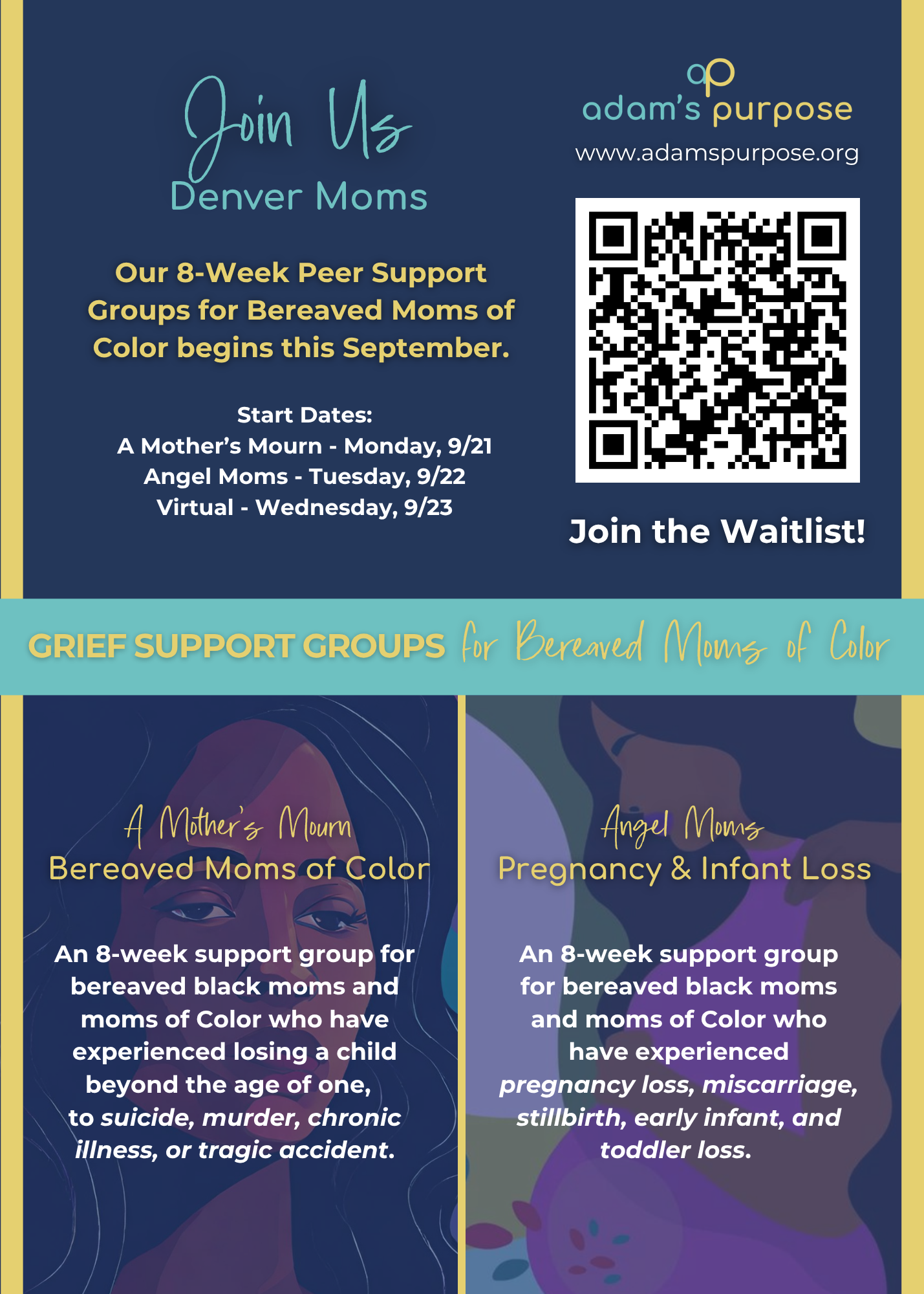 Fall Peer Support Groups waitlist is now open!